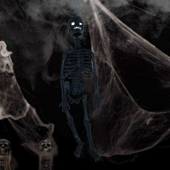 BNNG Mini Human Skeleton Model for Anatomy, Full Body Human Skeleton Model with Movable Arms and Legs on Plastic Base for Medical Teaching Learning, Kids Learning Education Display Tool