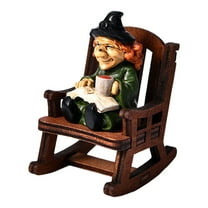 BNNG Miniature Gothic Grim Reaper Statue - Spooky Figurine for Shelf Desk Halloween Decor Collector Home Office Dark Fantasy Ornament