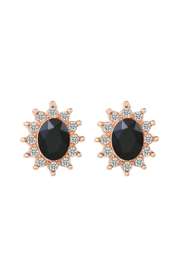 Minimalist Metal Ear Studs Sparkly Rhinestone Alloy Ear Studs The Latest European Style Simple Fashion Is Suitable For Women's Party Jewelry Earrings Beaded Statement Earrings