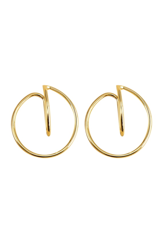 Modern Geometric Earrings Stylish Geometric Alloy Earrings Exaggerated Personality Geometric Special Shaped Ear Bone Clip Wthout Pierced Earrings Classic Minimalist Bar Earrings