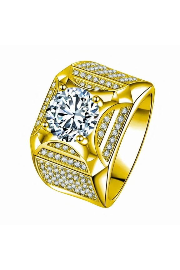 Nice Quality Opening Ring For Gifts Creative Ring For Men And Women Personality S925 Plating Silver Full Diamond Wide Edition Gentleman Ring Ring Jewelry Men Alt Ring Rings for Teen Guys Pack