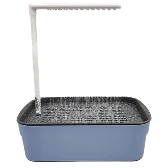 BNNG Parrot Bathtub,Automatic Circulating Water Bird Shower Pet Bird Bath with 180 ° Circulating Faucet for Cockatiel,Power Plug for Small Medium Birds Parakeets Cockatiel African Grey Lovebird
