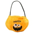 thumbnail image 1 of BNNG Personalized Halloween Trick or Treat Bucket Bag Custom Halloween Pumpkin Bags Name Embroidered Trick or Treat Bucket Candy Basket for Kids Party Favors and Gift Collection, 1 of 7