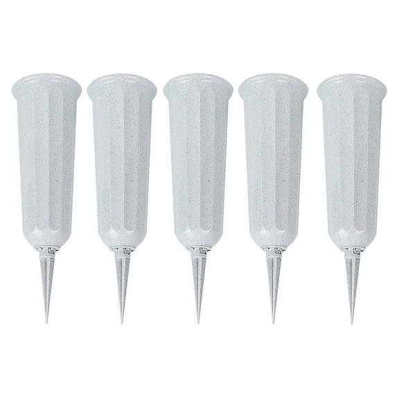 BNNG Plastic Memorial Floral Vases Plastic Cemetery Memorial Flower Vases Flower Holder for Outdoor Memorial Flower Vase for Decorations