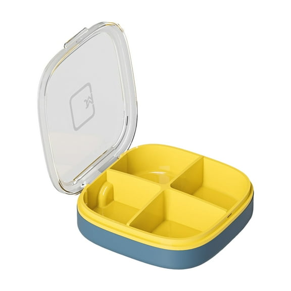 BNNG ‌Portable Travel Storage Box with Removable Compartments | Large Capacity Carry-On Organizer for Toiletries, Cosmetics, Accessories | Durable Waterproof Sealed Container (Mini Size)‌