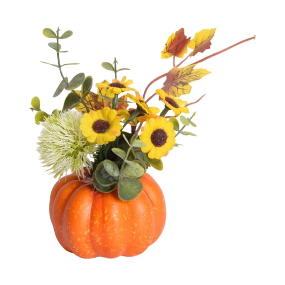 BNNG Pumpkin Decor, Fall Centerpieces for Tables, Artificial Pumpkins for Decorating, Faux Fall Decorations for Home Table Thanksgiving Halloween Indoor Outdoor Porch Classroom Decor