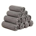 thumbnail image 1 of BNNG Rag TowelDish Kitchen Cloth Microfiber\Solid Wafflee\Double Sideed Corall Velvet\Bambooo Charccoal Fibre Dish OilCleaning Non Stick ClothKitchen Cleaning Supplies 10PC 25x25cm, 1 of 10