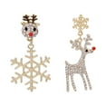 thumbnail image 1 of BNNG Reindeer Earrings Christmas Tree Bell Earrings Christmas Creative Holiday Party Earrings Jewelry Hoop Earrings Women Chritmas Wreath Earrings Holiday Party Earrings, 1 of 4