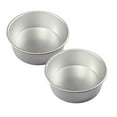 thumbnail image 1 of BNNG Round Cake Pan, Non-Stick Cake Tray, Aluminum Chiffon Cake 5inch Round Solid Base Cakemold Round Stainless Steel Small Cake Rings, Mousse and Pastry Mini Baking Ring Mold, 1 of 8