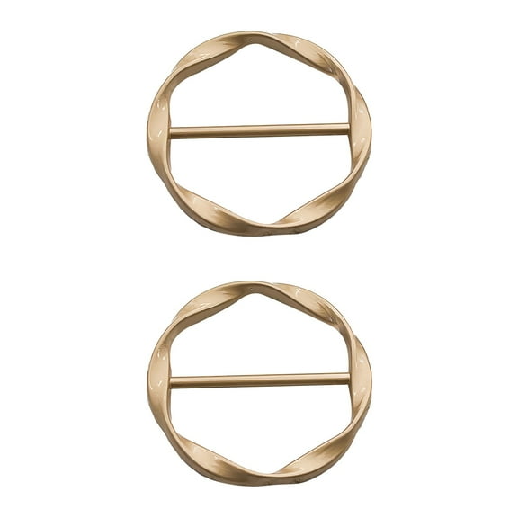 BNNG Scarf Ring Clips Waist Buckle Clip T-Shirt Tie Pin Clip for Women Fashion Metal Circle Buckle for Clothes Hat Belt Decor Metal Round Circle Clip Buckle Clothing Ring Wrap Holder