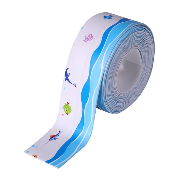 BNNG Sealing Caulk Tape Strip, PVC Self-Adhesive Caulking Tape Waterproof Shower Sink Bath Edge Wall Sticker for Kitchen Bathtub Countertop Bathroom Shower Toilet Sink Gas Stove Wall Corner