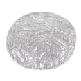 thumbnail image 1 of BNNG Sequin Tablecloth for Parties 24 Inch Round- Sparkle Glitter Laser Round Table Cover Overlay for Wedding Birthday Parties Bridal Shower Ceremony Birthday Holiday Banquet, Dessert Decor, 1 of 9