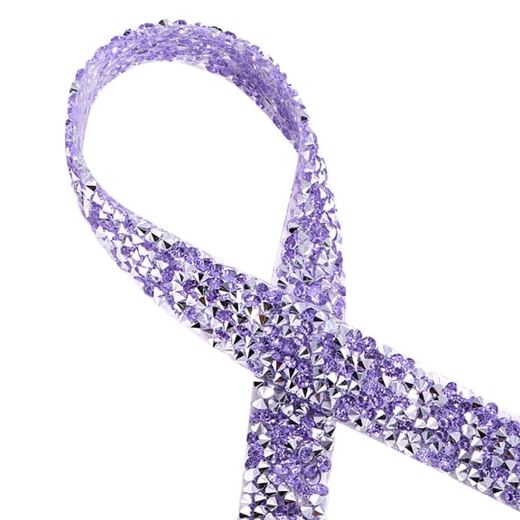 BNNG Shiny Rhinestone Ribbon Resin Diamond Ribbon Self-Adhesive Crystal Rhinestone Diamond Ribbon Bling Ribbon for Arts Crafts DIY Party Decor DIY Jewelry Resin Glue Mesh Drill