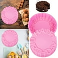thumbnail image 1 of BNNG Silicone Cake Mold, Round Cake Pan, 3D Cake Mold, Loaf Cake Tin, Cheesecake Springform Pan, Washable Silicone Cake Mold Cake Candy Chocolate Decorating Tray DIY Craft Project, 1 of 8