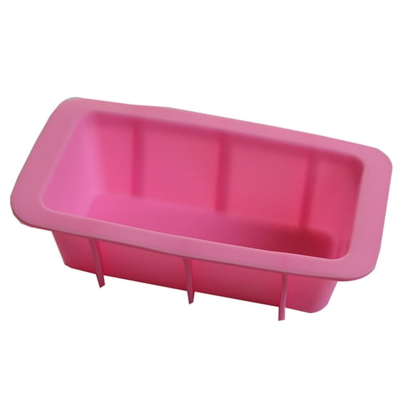 BNNG Silicone Cake Rectangular Small Bread Silicone Baking Tray High Temperature For Ovens Silicone Loaf Pan, Candy Toast Mould for Homemade Bread Making,Soap, Fudge, Meatloaf