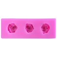 thumbnail image 1 of BNNG Silicone Ice Mold, Chocolate Mold Silicone, Mini Chocolate Mold, Fondant Mold Set, Three Roses Cake Decoration Props Sugar Cake Auxiliary Tools Jelly Shape Tools, 1 of 4