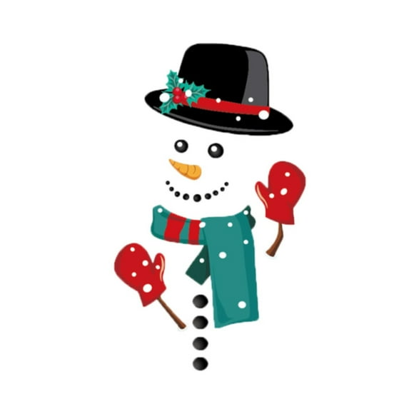 BNNG Snowman Refrigerator Magnets, Christmas Decorations Snowman Refrigerator Magnets Decorations,Fridge Magnetic Decor, Xmas Car Stickers, Holiday Season Decorative Magnets for Dishwasher