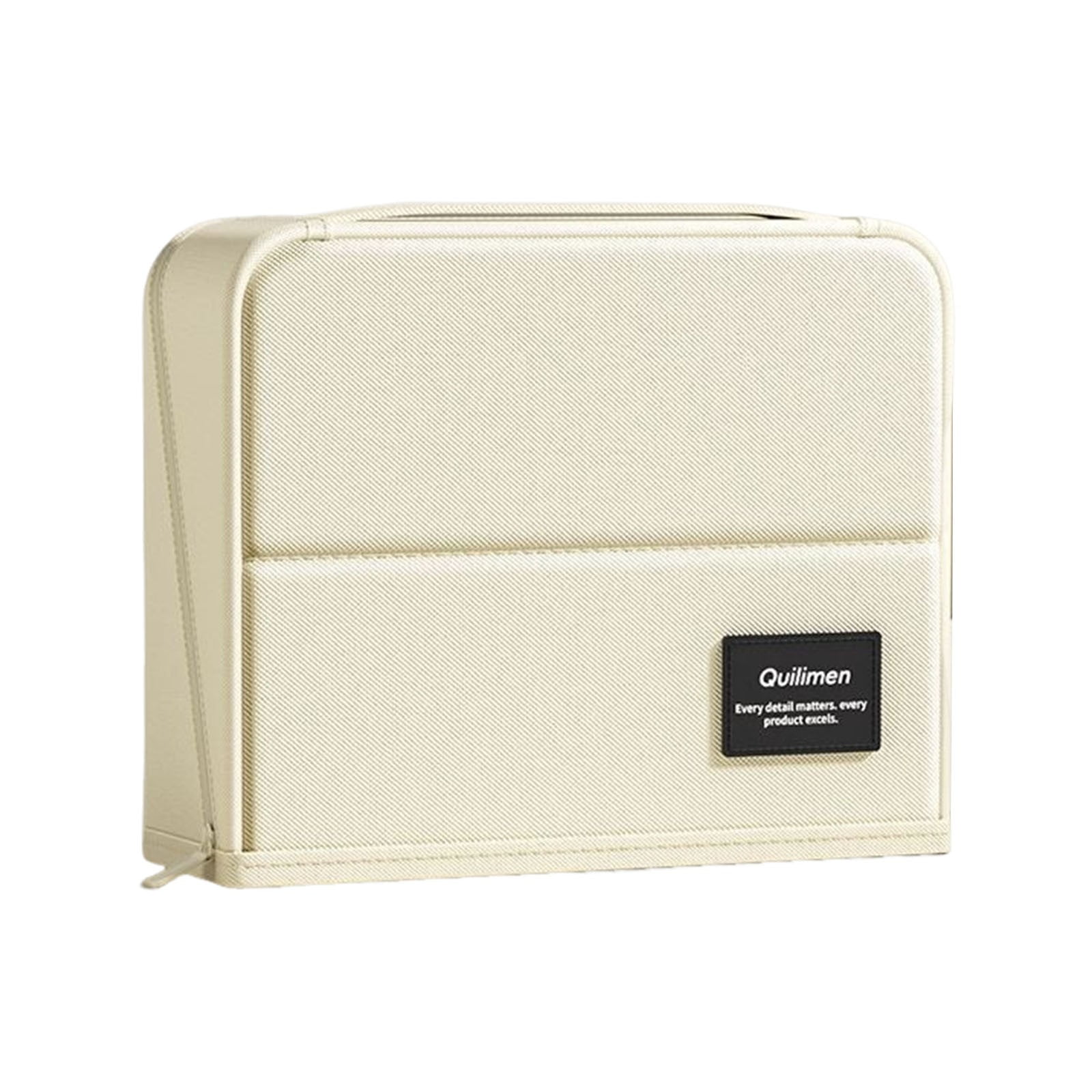 BNNG Standing Pencil Case Large Capacity Zippered Pen Bag, Multi-Layer Pen Pouch Pencil Holder Stationery Organizer, Polyester Pencil Bag Storage Box Desk Organizer
