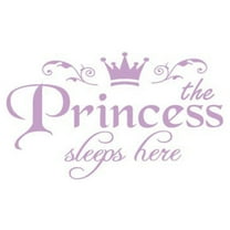 BNNG Sticker Princess Bedroom Art Decor Home Decal Vinyl Wall Mural Door Home Decor Nature Wall Decals Peel and Stick