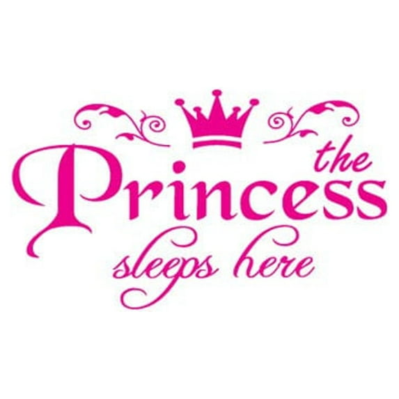BNNG Sticker Princess Bedroom Art Decor Home Decal Vinyl Wall Mural Door Home Decor Nature Wall Decals Peel and Stick