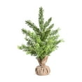 thumbnail image 1 of BNNG Tabletop Mini Christmas Tree, 15" Artificial Miniature Pine Christmas Tree with Linen Base Perfect for Christmas Decorations, Home, Kitchen, Dining Table, 1 of 9