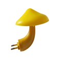 thumbnail image 1 of BNNG Toddler Room Night Light Decoration, Cartoon Character Night Light Decor, Mushroom Night Light Yellow Led Light Sensing Night Light Light LED Light Bedside Feeding Light, 1 of 5