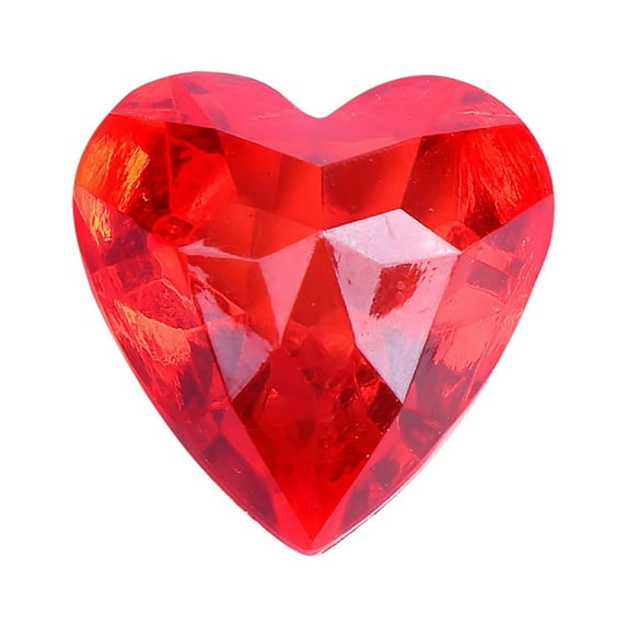 BNNG Transparent Heart Acrylic, Heart Crystal Rhinestones, Heart Diamond Fake Gems Vase Filler for Table Scatters Wedding Party Event Anniversary Decoration Acrylic Love Accessories
