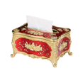 thumbnail image 1 of BNNG Victorian Decor Facial Tissue Box Holder Cover Bathroom Office, Luxurious European Style Rose Tissue Box Cover for edroom,Office,Bathroom,Home,Travel,Restaurant, 1 of 9