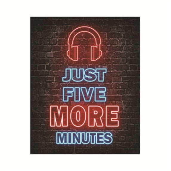 BNNG Video Game Room Wall Art Decor Set - Neon Gaming Poster for Teen Boys Bedroom | eSports Man Cave Gamer Themed Prints, Teen Boys Room Decorations, 21*30cm