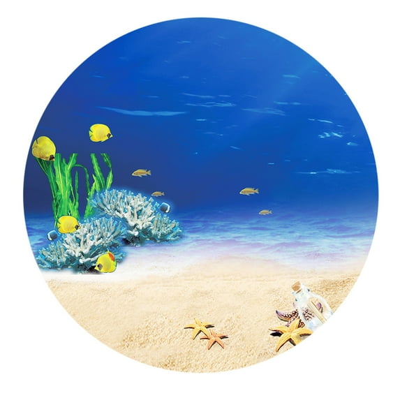 BNNG Wall Undersea Ocean World Dolphins Wall Stickers, Removable Vinyl Peel and Stick Wall Decals for Teens Bedroom Dorm Room Wall Decoration Beach House Apartment Indoor Wall Art Decor