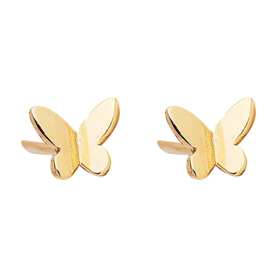 BNNG Women'S Modern Minimalist Ear Climbers Gold Silvery Bow Earrings For Women Classic Ribbon Bow Stud Earrings Cute Bowknot Earrings Gift Women'S Halloween Moon And Star Ear Swirls