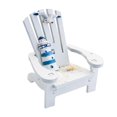 thumbnail image 1 of BNNG Wooden Handmade Mini Chair Ornament Beach Chair Home Decor Nautical Decoration for Bathroom Bedroom Decor Home Decor Article Home Office Desk, Creative Cute Ornament, 1 of 4