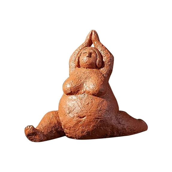 BNNG Yoga Lady Statues for Room Decor, Zen Table Decoration Yoga Sculpture for Meditation Accessories, Small Aesthetic Yoga Statue for Accents Shelf, Home, Bedroom, Office