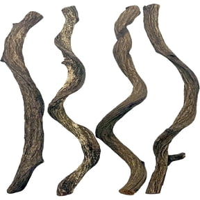 kathson Reptile Forest Climbing Branch Decor, Crested Gecko Climb Wood, Natural Branches Tree for Snake Frog Chameleon Spider Bearded Dragon Terrarium Habitat Tank Accessories,4PCS