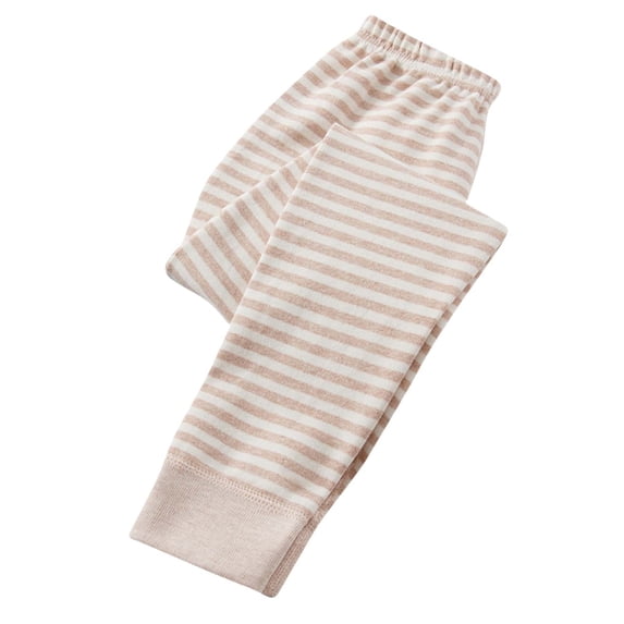 BNOXUT Unisex Boy's Girl's Leggings Elastic Waist Stretch Slim Fitting Keep Warm Fall Winter Toddler Teen Layering Sleepwear Trousers(13-15Years,Coffee1)