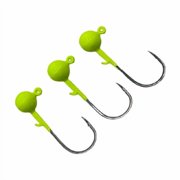 BNR 1/4 oz Wormkeeper Jigheads Chartreuse