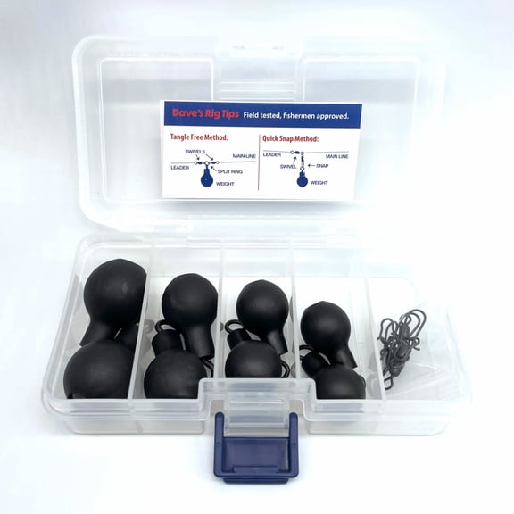BNR Dave's Salmon Pack/ 21 Piece Steel Round Fishing Weights