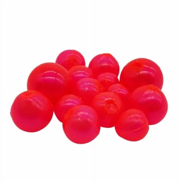 BNR Tackle 25mm Soft Beads, Pink Cherry