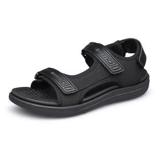 BNRSHOE Boys Sandals Open Toe Beach Sports Water Sandals for Kids Athletic Summer Outdoor Black