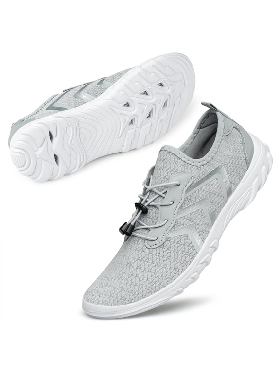 Water Shoes for Women Men Quick-Dry Aqua Slip-ons for Beach Pool River Swim Surf Boating Fishing Diving
