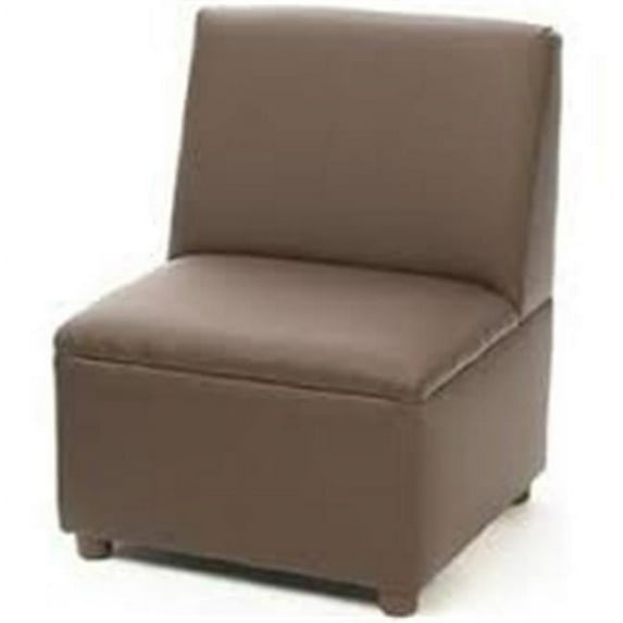 BNW FM2C210 Just Like Home Modern Casual Enviro-Child Upholstery Chair - Chocolate