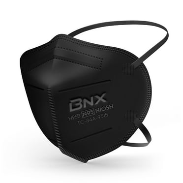 BNX Disposable N95 H95B, Black, Pack 10 Pack