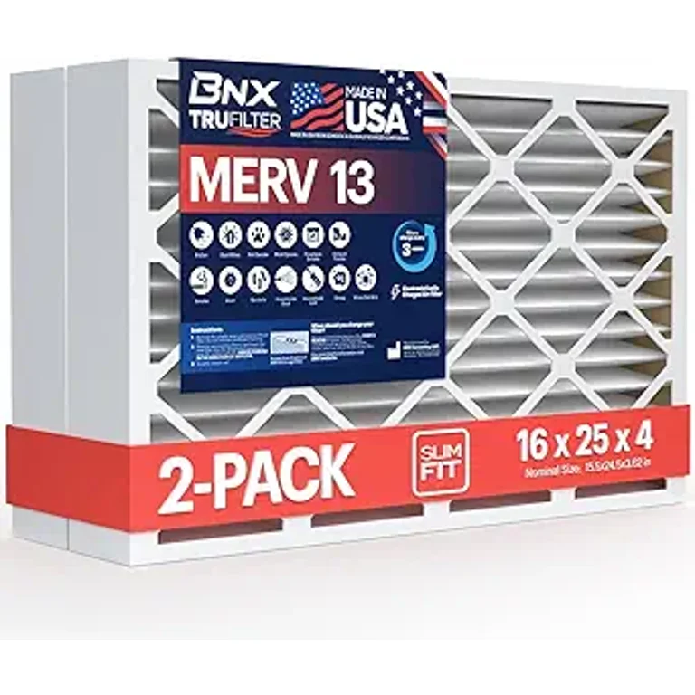 Filterbuy 19x19x1 MERV 11 Air Filter 3-Pack – Pleated HVAC Furnace AC Filter, Allergen Defense, Actual Size 19"x19"x1"