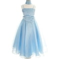 thumbnail image 1 of BNY Corner Flower Girl Dress Corset Back Baby Blue 10 HC1568, 1 of 4