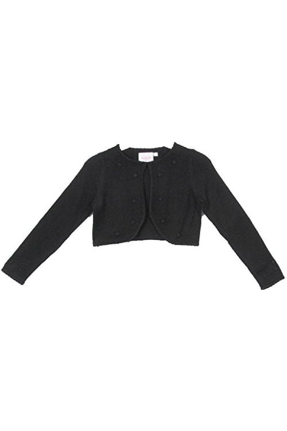 Flower Girl Sweater for Big Girl Black L CC3010
