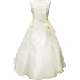 thumbnail image 1 of BNY Corner Triple Layered Organza Dress for Little Girl Ivory 6 HC1110C, 1 of 4