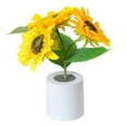 BNisBM, Sunflower Lamp Rechargeable Sunflower Led Night Light Room