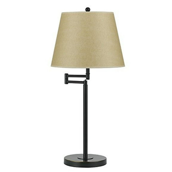 27" Height Metal Table Lamp in Dark Bronze-Color:Dark Bronze,Finish:Dark Bronze,Material:Paper,Shape:Round,Style:Lifestyle,Wattage:150W