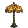 thumbnail image 1 of Cal Lighting 60Wx2 Tiffany Tb Lp,Zinc Cast Base, 1 of 2