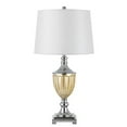 thumbnail image 1 of 28.5" Height Metal Table Lamp in Chrome-Color:Chrome,Finish:Chrome,Material:Fabric,Shape:Round Hardback,Style:Lifestyle,Wattage:150W, 1 of 2